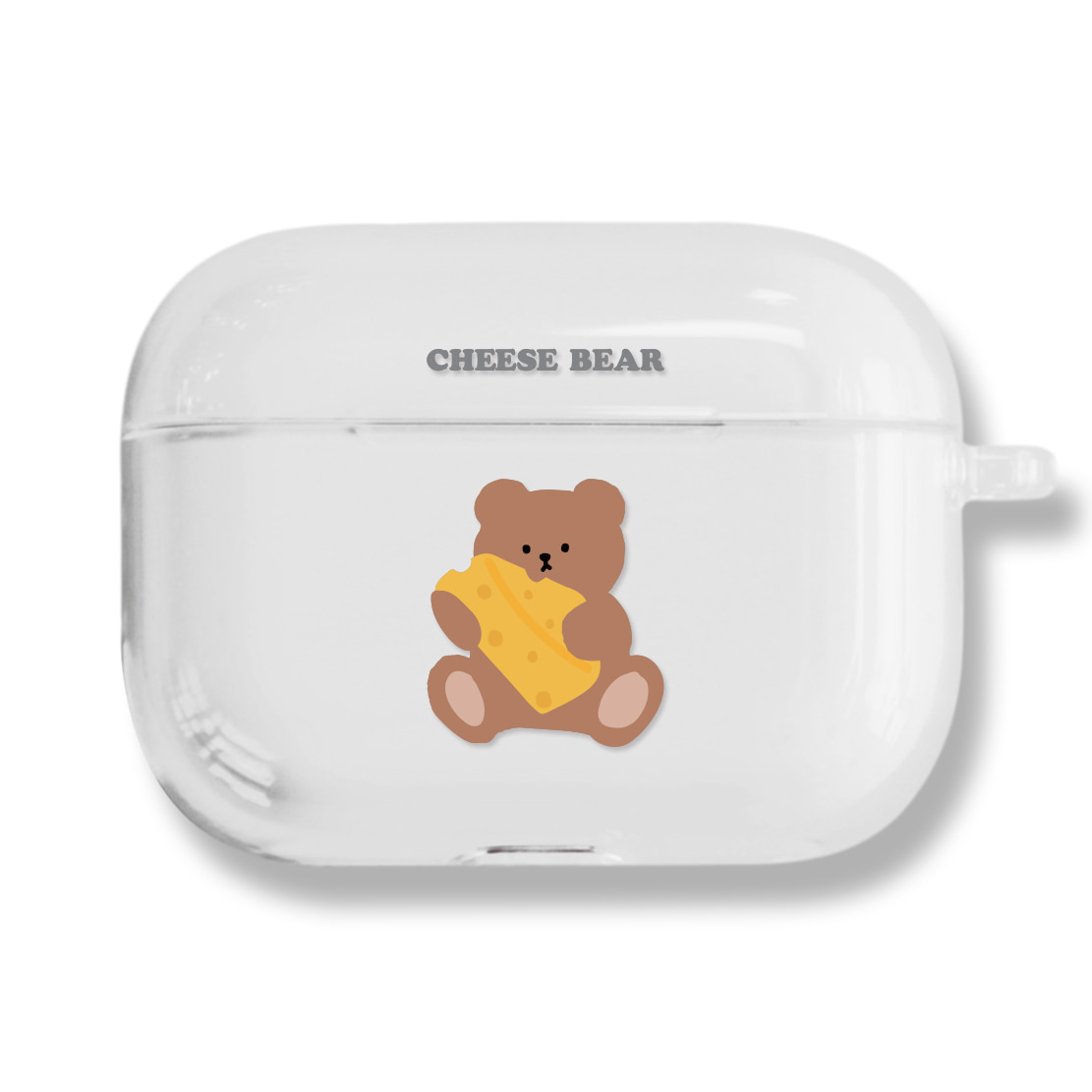 [CLEAR AIRPODS PRO] 646 CHEESE베어