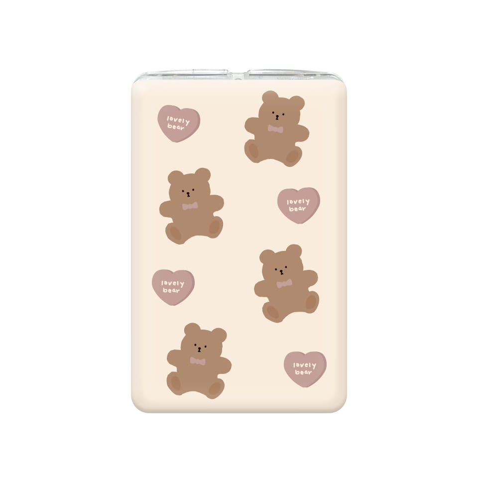 ◆카드포켓홀더 596 Teddy베어(핑크)